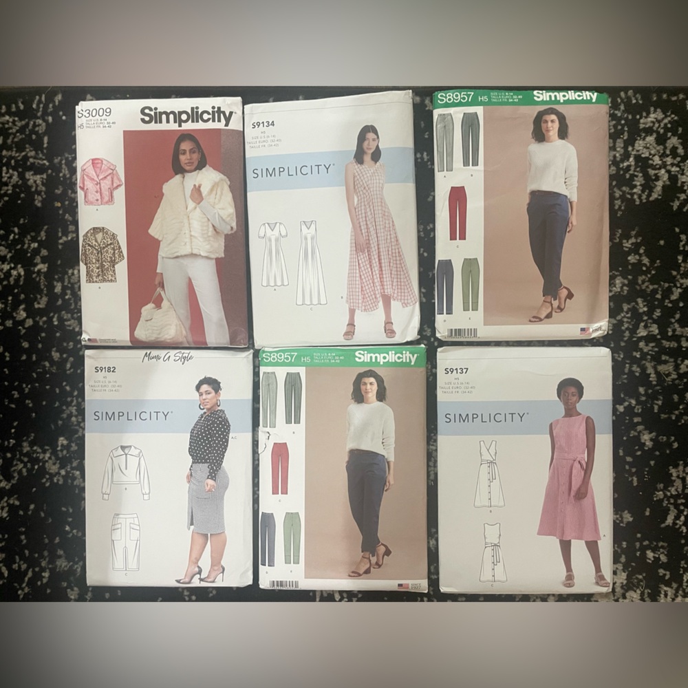 Simplicity Set of 6 Patterns Sz 4-12